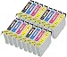 Produktbild 16er Pisco Inks T0715 Druckerpatronen für Epson Stylus D78 D92 DX4000 DX4400 DX5000 DX6000 DX6050 DX7400 DX8400 Office BX300F SX100 SX200 SX215 SX218 SX405 SX415 SX515W SX600FW