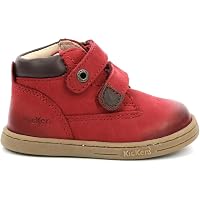 Bottillons Kickers Tackland Mixte - Cuir Doublure Sans Chrome - Semelle Flexible - Fermeture Lacet Et Zip - 3