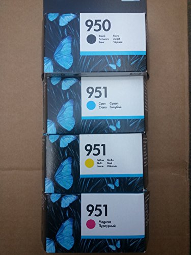 4 Original Druckerpatronen für HP Officejet Pro 8660 8640 8630 8620 8610 (Black/Color) Tintenpatronen