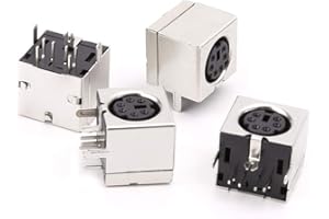 BIlinli 10pcs Mini-connecteurs à 6 Broches Din Socket PS-2 connecteur Femelle connecteur à souder PC Mouse