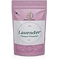 A D Food & Herbs Organic Lavender Flower Powder Aromatic Edible for Homemade Lattes, Tea Blends, Bath Salts, Gifts, Crafts (20 Gms)