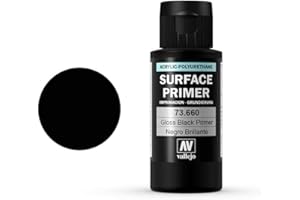 Vallejo Surface Primer 73660 Gloss Black Primer (60ml)