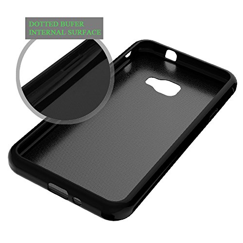 Samsung Galaxy Xcover 4 Funda  LK Carcasa Cubierta TPU Silicona Goma Suave Case Cover Play Fino Anti-Ara  azos - Negro