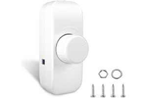 Aroidful 3-100W Variateur de Lumiere LED 220V-240V Variateur Dimmable LED pour lampes LED dimmables/lampes de table/lampadaires/lampes suspendues, Blanc