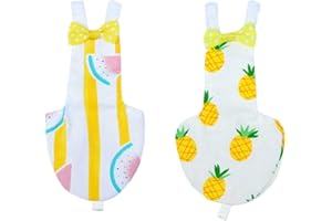 POPETPOP 2 Pcs Perroquet Oiseau Couche-Culotte Vol Costume Lumière Couche-Culotte Couche-Culotte Animal Oiseau Perroquet Vêtements Taille S (Style Aléatoire)