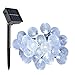 Produktbild Honeysuck Outdoor Wasserdicht Solar Crystal Ball Lichterkette 30 LED-Lichterkette Decor (weiß)