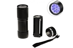 SHUOHUI 9 LED latarka UV lampa lampa lampa czarne światło punktowe lampa ręczna lampa UV