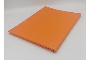 ODL Packaging Ltd Lot de 100 feuilles de papier de soie coloré 50 X 75 cm Orange