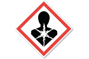 HAVATI Harmful to Health, Danger Symbol UN/GHS Hazard Pictogram - Sticker: 20 cm, Pack of 1