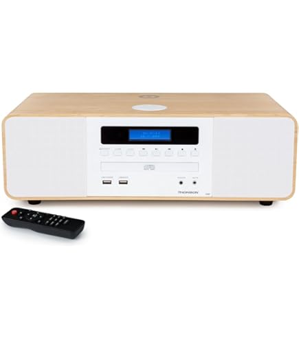 Thomson MIC121BT Bluetooth FM-radio, CD, MP3, USB, wit Thomson MIC121BT Bluetooth FM-radio, CD, MP3, USB, wit