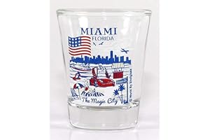 Miami Florida Stora amerikanska städer samling shotglas