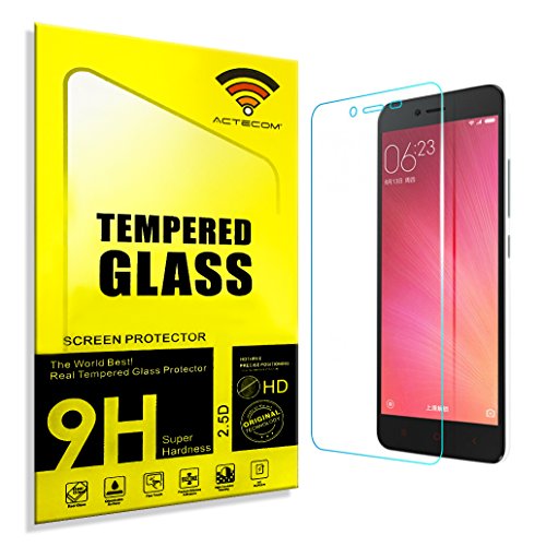 ACTECOM   PROTECTOR PANTALLA PARA XIAOMI REDMI NOTE 2 5 5  CRISTAL VIDRIO TEMPLADO