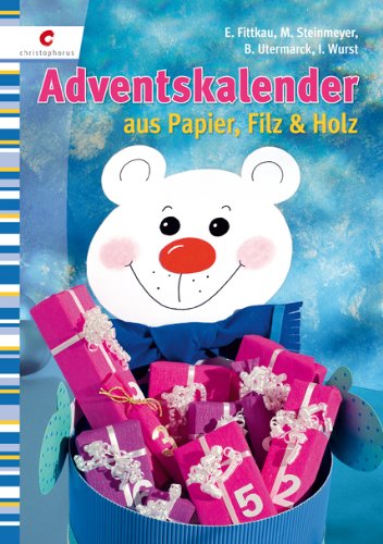 Preisvergleich Produktbild Adventskalender aus Papier, Filz & Holz
