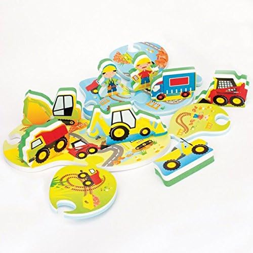 Meadow Kids Construction Site Puzzle and Play Bath Toy