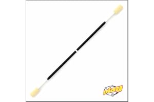 Play Juggling Bâton Staff Adulte Unisexe, Noir, sans