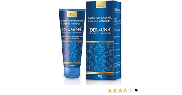 dermina anti acne face wash use