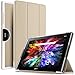 Produktbild IVSO Acer Iconia Tab 10 (A3-A50) Hülle, Ultra Schlank Ständer Slim Leder zubehör Schutzhülle perfekt geeignet für Acer Iconia Tab 10 (A3-A50) 2017 Tablet PC, Gold