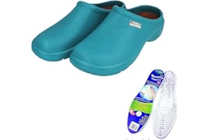 Town & Country Clogs Mens/Womens Ladies Gardening Super Soft Clogs/Cloggies Lightweight Fleece Insole