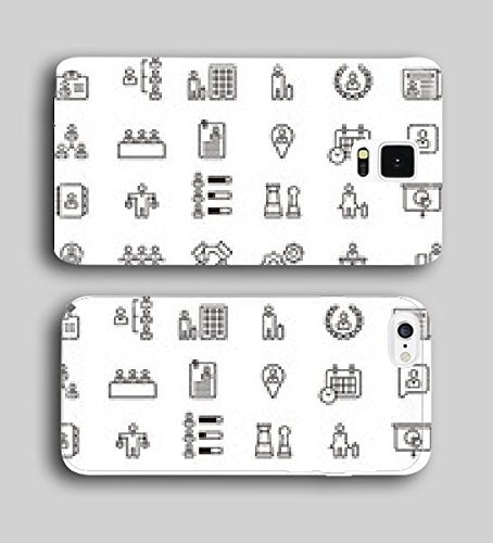 Preisvergleich Produktbild Business, Human Resources & Management icons Handy Cover Case Hülle iPhone6