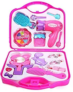 Beauty Make Up Toy Kit Set for Girls ,Pretend and Play ,Role Play Set Pink