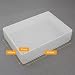 Produktbild VarioColors Aufbewahrungsboxen transparent aus Kunststoff A5 Multistorageboxen 224x162x57mm 5 Stück