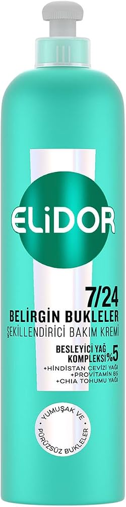 Elidor 7/24 Belirgin Bukleler Saç Bakım Kremi 240 Mililitre