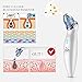 Newanfiar Portable Blackheads Remover Pores Cleaner - For the beauty and skin care / 5 interchangeable heads / USB charging (Color:White)