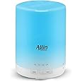 Allin Exporters 300ml Aromatherapy Diffuser with 7 Color Changing LED Lights 4 in 1 Ultrasonic Humidifier Essential Oil Cool Mist Aroma Timer for Home Baby Bedroom Office (1Pc, Multicolour)
