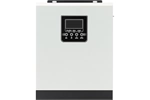 Y&H Solar - Inverter a carica solare ibrido, 3KW, 24V DC, ad onda sinusoidale pura, 220V AC, regolatore del caricatore solare e caricatore AC PWM/MPPT incorporato 50A