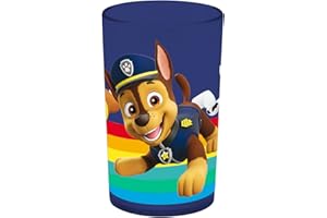 PAW PATROL p:os 29964049 Bicchiere per bambini, motivo, riutilizzabile, con circa 250 ml di capacità, contenitore per bevande fredde