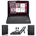 Produktbild NAUC Tastatur Hülle QWERTZ Bluetooth für Telekom Puls Keyboard Tasche kabellos Ultra dünn ergonomisches Design deutsche QWERTZ Layout Case Cover