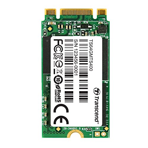 Transcend TS64GMTS400 - Disco duro s  lido interno SSD M 2 de 64 GB  SATA III  6 GB s 