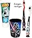 Produktbild 4 TLG. Zahnputzset -  Star Wars / Darth Vader  - mit 2 Zahnbürsten & Zahnputzbecher & Zahncreme - Kinder & Baby _ hochwertige Borsten - Babyzahnbürste & Kin..