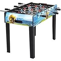 Leomark Futbolín Para Niños Futbolín Madera Juego De Mesa Fútbolista Deporte Patada de Mesa Soccer Football Balón Robusto Y Resistente Fútbol de Tabla Pateador World Cup