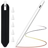 TQQ Penna per Apple iPad (2018-2023), 2 Generazione ipad Pencil con Sensibile all'Inclinazione & Rigetto del palmo, Stylus pe