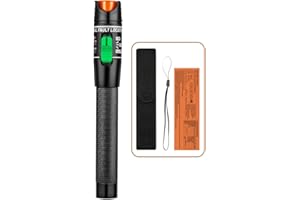 LIAYTRSS 30mW Localisateur Visuel de Défauts, FTTH Testeur de Fibre Optique 30KM, Stylo de Fibre Optique à L'interface Standard de 2,5 mm, test fibre, testeur câble