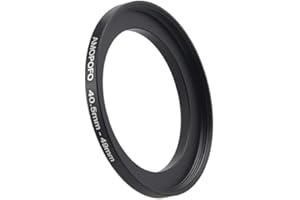 AMOPOFO 40.5mm to 49mm/40.5 to 49mm/40.5 to 49mm Step Up Ring Filter Adapter for canon Nikon NEX M4/3 UV,ND,CPL, 40.5-49mm Metal Step Up Ring Adapter