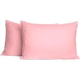 Soley | Mix & Match | Plain |%100 Pamuklu 2&rsquo;li Yastık Kılıfı Seti Pembe