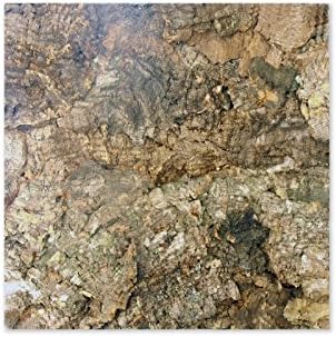 Gama Cork Natural Cork Tile Panel Background Wall 3D ReptileTerrarium Vivarium 30x30 cm