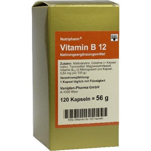 Preisvergleich Produktbild VITAMIN B12 Kapseln 120 St