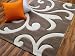 Produktbild Designer Teppich Modern Maui Beige Ranken in 4 Größen