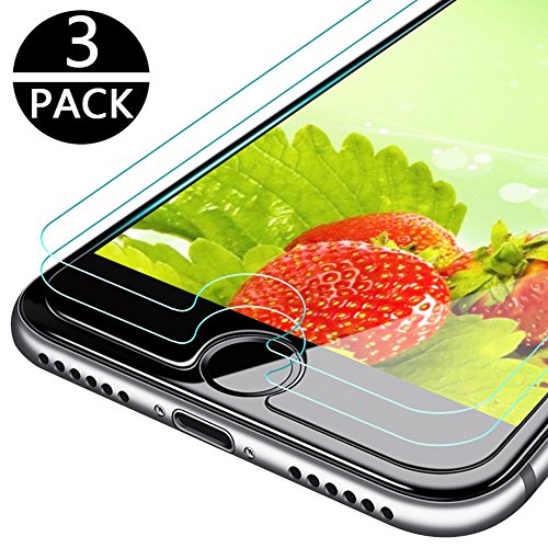 Preisvergleich Produktbild Loquiet [3 Stück] iPhone 8 Panzerglas Schutzfolie, Panzerglasfolie Panzerfolie Displayschutzfolie für iPhone 8, 99% Transparenz, Schutz vor Wasser, Öl, Staub und Kratzern (4,7 Zoll).