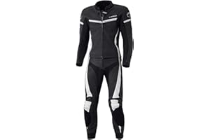 Held Spire 2-Teiler Damen Motorrad Lederkombi (Black/White,80)