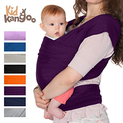 Elastisches Babytragetuch, um dein Baby mit dir tragen zu können – Babytragetuch aus Baumwolle und Elastan – Babytrage für Männer und Frauen in fünf Farben