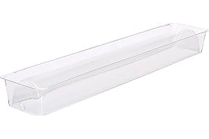 L'ÉPICERIE DU CHEF Epicerie du Chef - 5 Moules Inserts - Gouttière Bûche 31 cm pour 10 à 12 Personnes - Mini-Bûches Buchettes - Dessert de Noël - Plastique Semi-Rigide Transparent - EDC9466