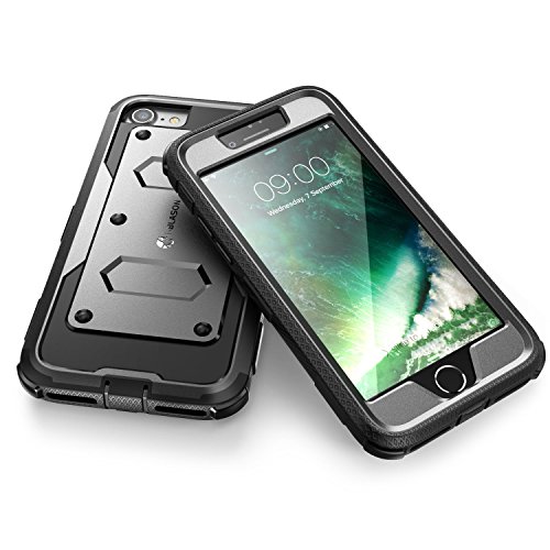 iPhone 7 Case, iPhone 8 Case, [Armorbox] i-Blason built in [Screen Protector] [Full body] [Heavy Duty Protection ] Shock Reduction / Bumper Case for Apple iPhone 7 / iPhone 8 (Black)