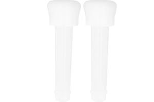 GAVIGAIN 2 Pcs Milking hine Liners, White Gel Teat Cup Liners, Silicone Milking hine Lining Replacement Parts for Farm Electric Cow Milking hine