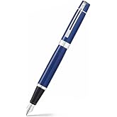 SHEAFFER 9341-0 300 Series Fountain Pen (M) Bright Blue Chrome