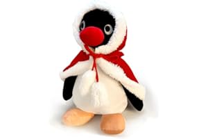 MAOWO Planet Décoration de renne, pingouin, en peluche, pingouin, 25,4 cm