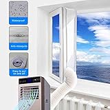 Saca el máximo partido a tu aparato de aire acondicionado portátil con esta cubierta de ventana de Klarstein. El innovador tejido textil se adapta perfectamente a todo tipo de ventanas, independientemente de que estén abatidas o abiertas, incluso en el caso de las claraboyas.